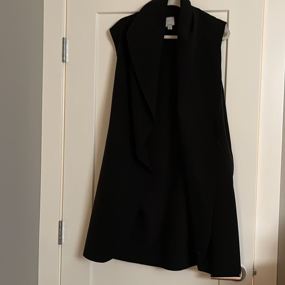Halogen one size black soft long vest - Picture 2 of 5